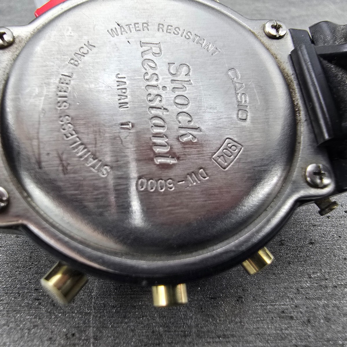 Casio G-Shock DW-6000 Vintage Navy Digital Watch Battery Working