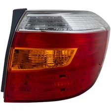 Tail Light For 2008-2010 Toyota Highlander Passenger Side Halogen Japan Built