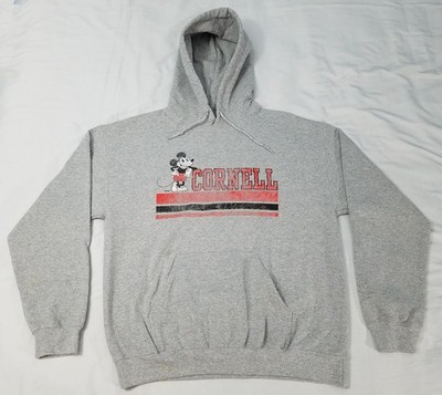 Disney Cornell University Mickey Mouse hoodie size MEDIUM college shirt world