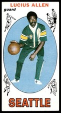 1969-70 Topps Lucius Allen Rookie Seattle SuperSonics #6 C29