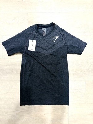 Gymshark Phantom Seamless Size Small Short Sleeve Dark Grey