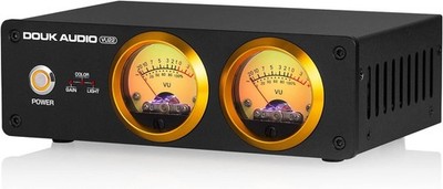 Douk Audio VU22 Dual Analog VU Meter Display DB Panel Musik Spektrum Mikrofon und LIN