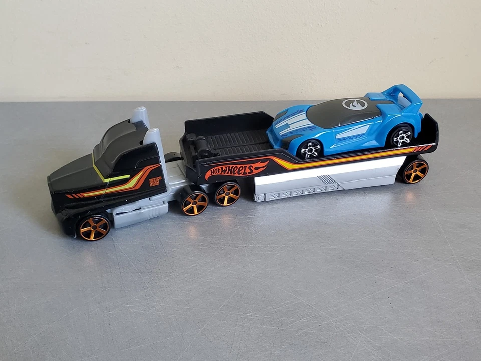 Hot Wheels Lotto 16 Veicoli Auto Camion Moto Elicottero Batman TBE BE Corretto - Immagine 4 di 4
