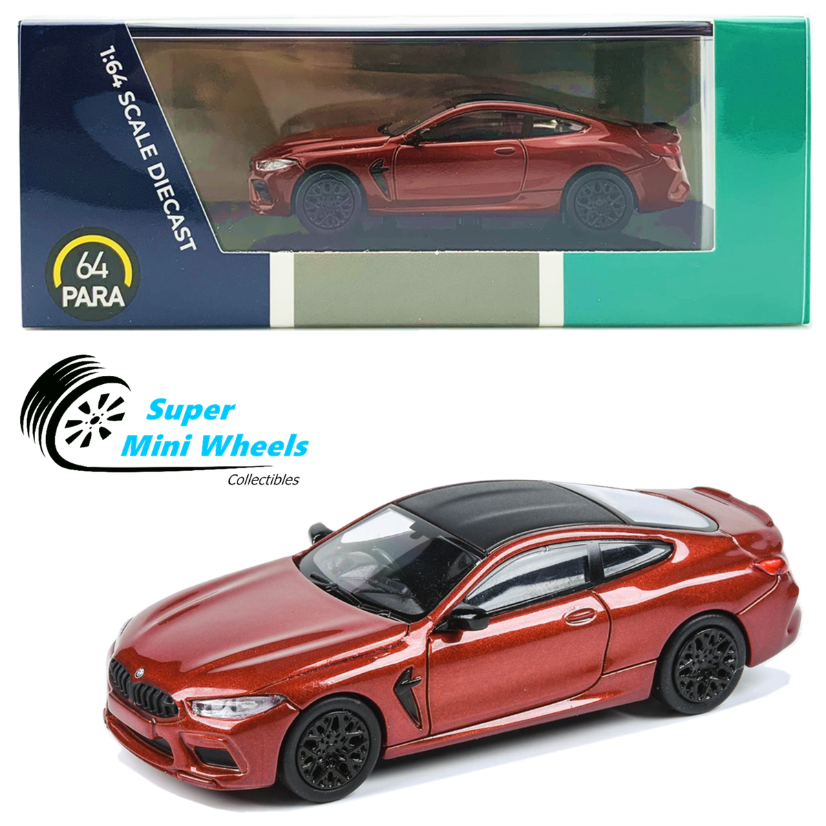 PARA64 BMW M8 Coupe (Red) - Diecast Model - 1:64 | eBay