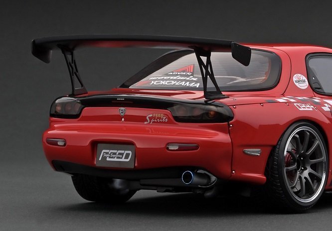 Ignition Model 1/18 Mazda RX-7 FD3S Feed Red Limited 140 Pcs
