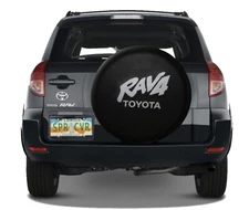 SpareCover® Classic Series - 28" Black Tire Cover fits Toyota Rav4