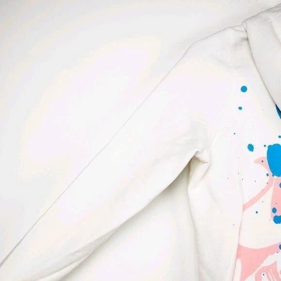 Vtg 90s RARE Juicy Couture hoodie Made in USA Sequin Sz L - Image 4 of 4