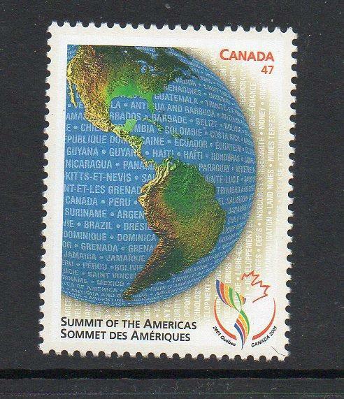 CANADA MNH 2001 SG2074 SUMMIT Max 43% OFF OF AMERICAS Excellent THE