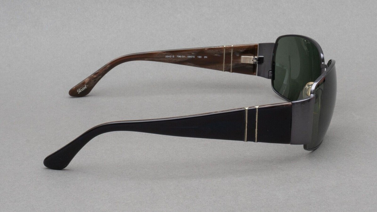 Persol 2342-S 796/31 Anthracite Gray Metallic VTG Sunglasses 