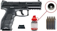 Umarex Heckler & Koch VP9 .177 BB Blowback Air Pistol w/ CO2 Tanks and 1500 BBs