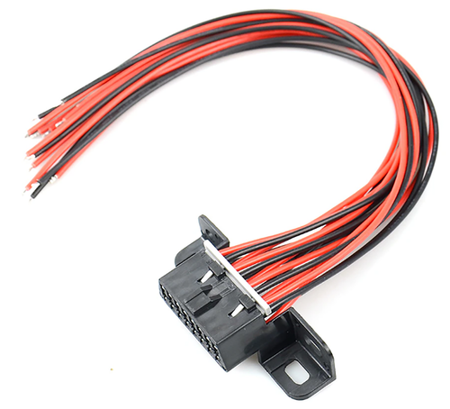 OBD2 Male to Dual Female Elbow Extension Cable with 16pins 1 IN 2 Converted OBD - Picture 7 of 7