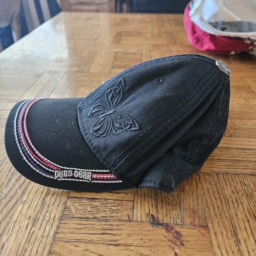 Baseballkappe Pugs Gear Schmetterling verstellbar Einheitsgröße Y2k - Bild 2 von 8