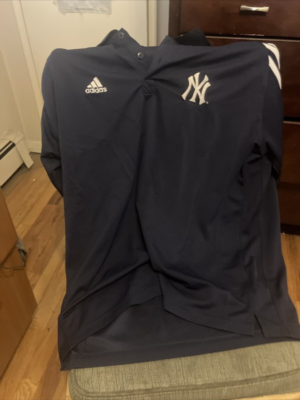 Yankees Polo T Shirt Collar With Buttons 