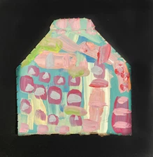 House Painting Fun Happy Naive Primitive Childlike Outsider Art Building Home