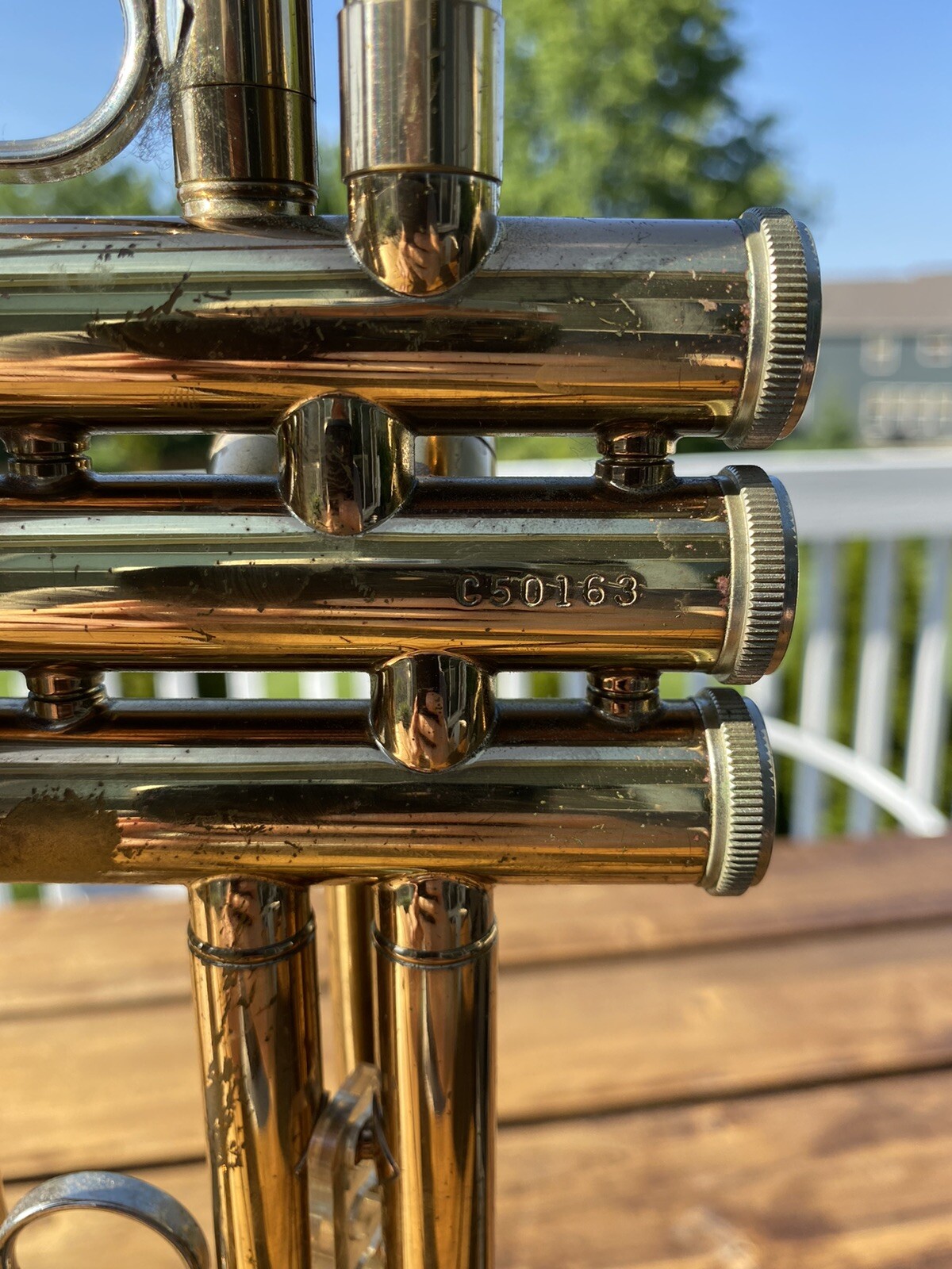 Selmer Bach TR300 Trumpet Made in USA W/ Case + 7C Mouthpiece NICE eBay