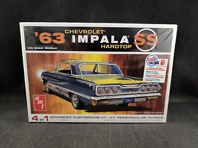 AMT '63 Chevrolet Impala SS Hardtop 1:25 Scale Plastic Model Kit 1149 NIB |  eBay