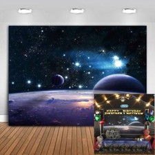 Cosmic Sky Photography Background Shining Stars Backdrop Photo Video Studio P...