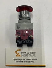 Idec AVLW49911D-R-24V Illuminated Pushbutton TW Series 