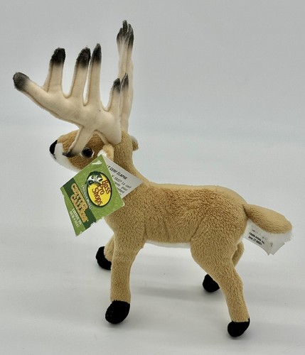 Bass Pro Shops Critter Callers Peluche Buck NON FUNZIONANTE Rack Pieghevole Etichetta Danneggiata - Foto 2 di 12