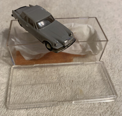 Mini Cars Studebaker  EL HAWK GRAY Scale H0 1/86 With Atlas Case SPAIN Nice