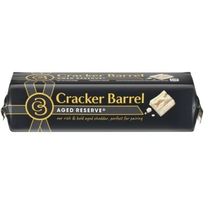 2 packs Cracker Barrel Aged Reserve Cheddar 2x8oz (1.0 lb)