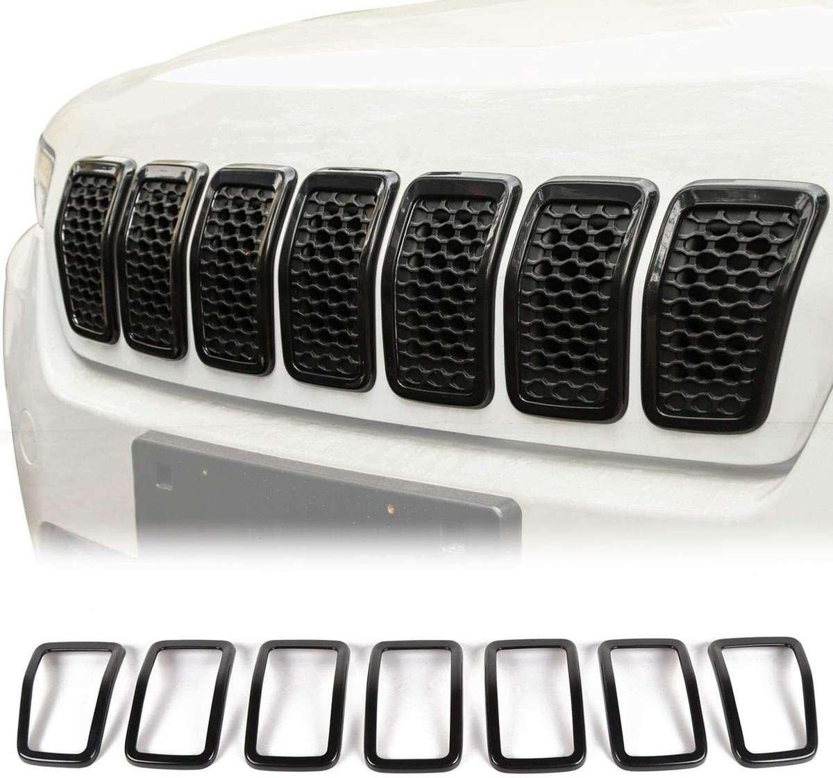 RedRock Grille Inserts; Red (18-23 Jeep Wrangler JL W/o TrailCam, Excl – RedRock 4x4 - Foto 3