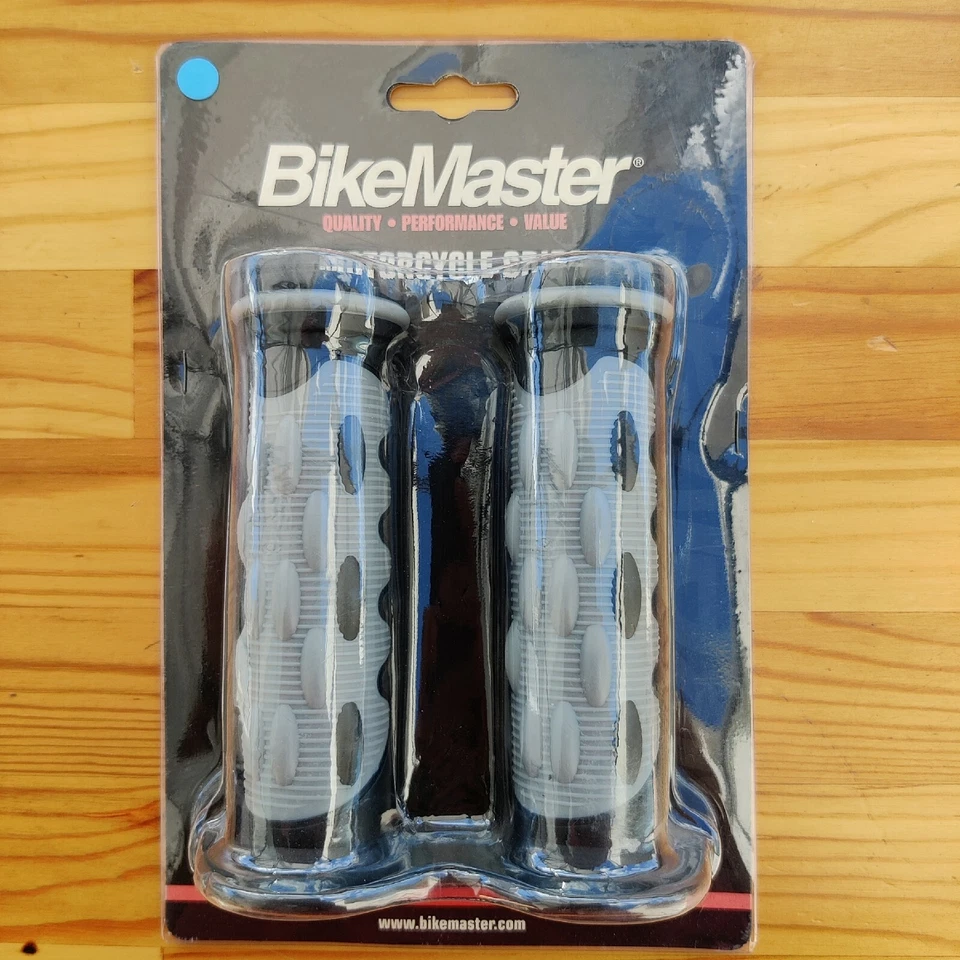 Bikemaster Superstar 7/8'' Rubber Grips Grey/Black 101881 - Image 2 of 4