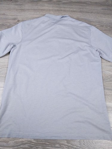 Polo Peter Millar uomo taglia L misto cotone elasticizzato grigia ricamata usata in ottime condizioni - Foto 5 di 10