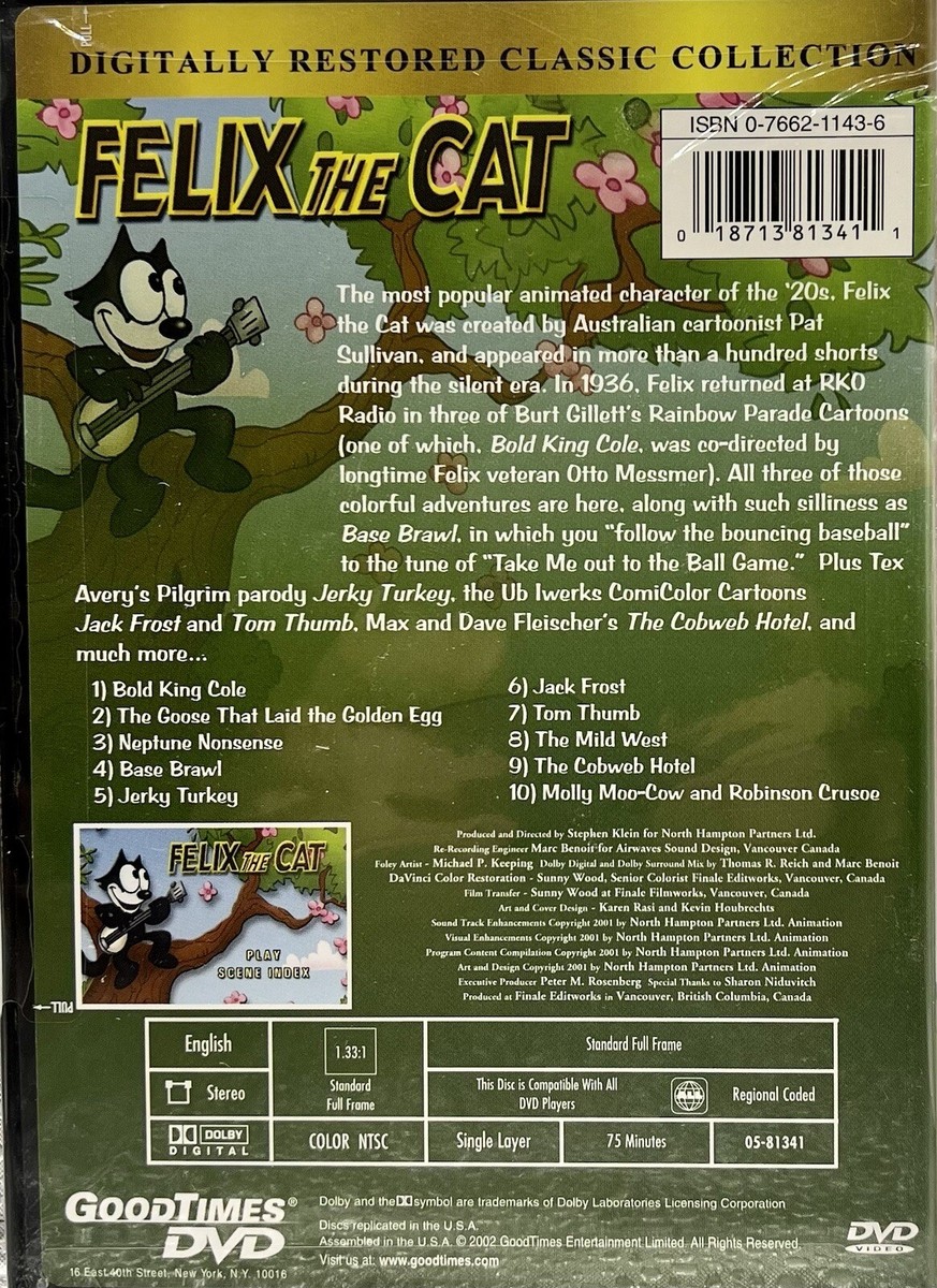 (未使用･未開封品)Felix the Cat [DVD] More Fun with Felix the Cat - DVD - NEW 94933206899| eBay