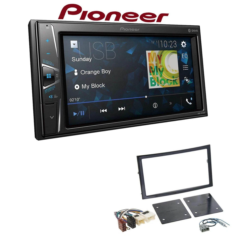Pioneer Autoradio Bluetooth Touchscreen USB für Nissan 350 Z 2002-2005 schwarz
