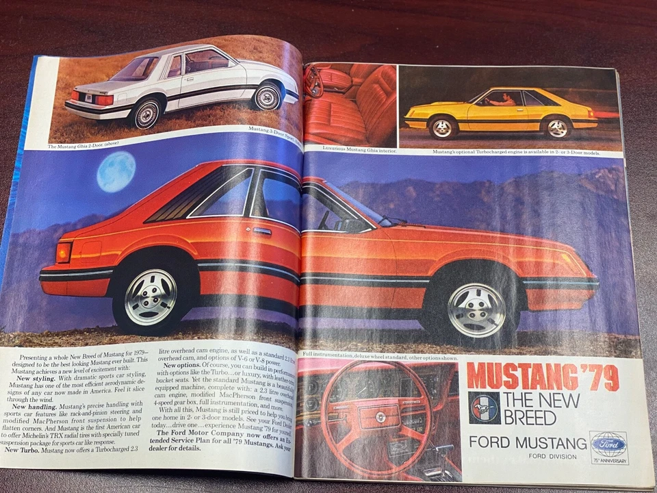 Car And Driver Magazine OMNI/Horizon Ford Mustang October 1978 - Image 4 of 4