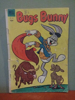 BUGS BUNNY #30   0.5  , Dell Comics 1953 big tear