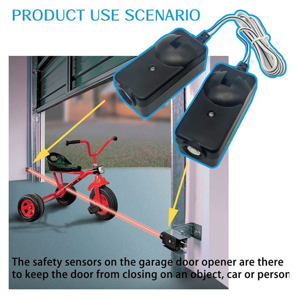 Opener Set Safety Beam Eyes Garage Door Opener 41A5034 Compact Sensor