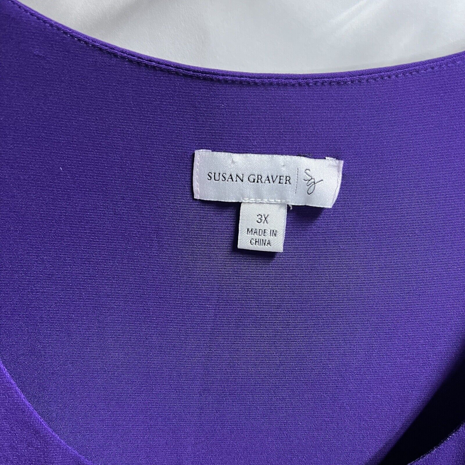 Susan Graver Women’s Purple Layered Tiered Tunic … - image 5