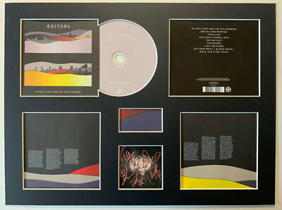 EDITORS - Signed - IN THIS LIGHT AND ON THIS EVENING - Album Display Deluxe