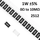 2512 SMD/SMT Resistors 1W Chip Resistance ±5%- Range of 0Ω to 10MΩ
