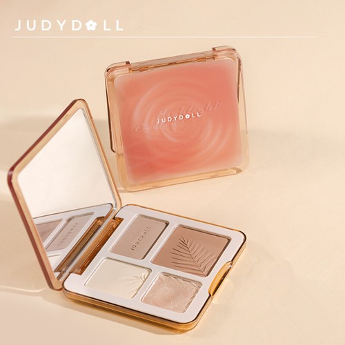 Judydoll Facial Highlighter Makeup Palette Brighten Contour Shimmer Matte Powder - Picture 11 of 14