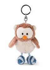 48967 NICI Bean Bag Schl&uuml;sselanh&auml;nger Eule Oscar (Kopf drehbar)