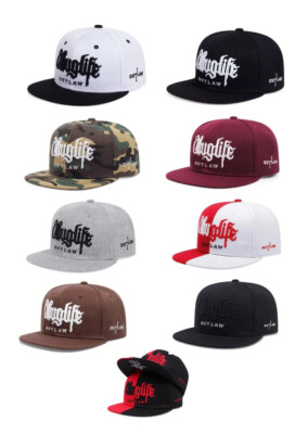 Basecap, THUG LIFE OUTLAW, div. Farben, Baseball Kappe, Cap, NEU