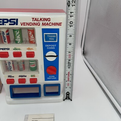 Playtime Pepsi talking vending machine No. 7321 Vintage 1991 Fully