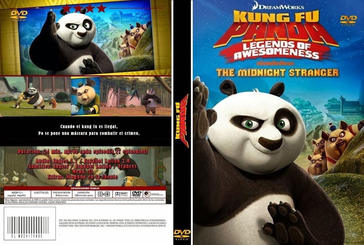 Kung Fu Panda Legends of Awesomeness Dvd The Midnight