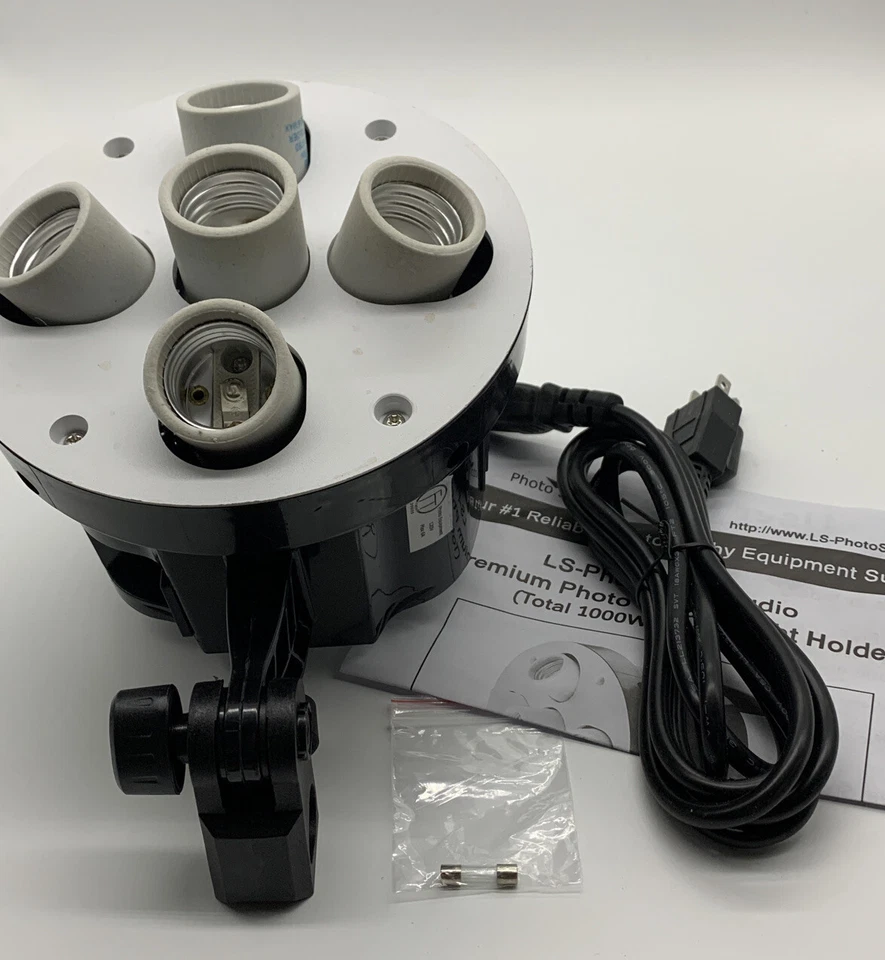 LS Photo Studio Pro C5 Lighting High Quality 5 Socket Light Holder - Image 4 of 4