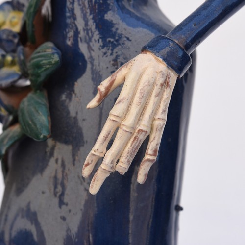 Handarbeit Vintage Capula Mexiko Dia de los Muertos Volkskunst Ton Skelett Catrina - Bild 4 von 5