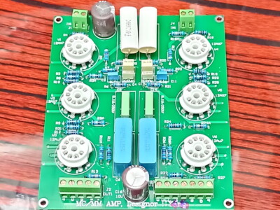 ASSEMBLED MM / MC PREAMPLIFIER KIT BASED ON CR TYPE RIAA PHONO AND SRPP SECTION
