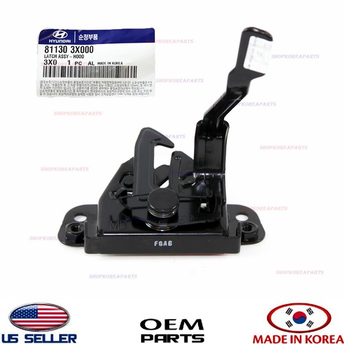 Genuine Hood Lock Latch Assy ⭐OEM⭐ Hyundai Elantra SEDAN 20112016