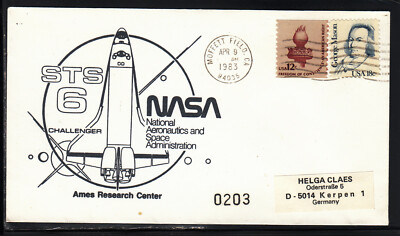 Space Shuttle STS-6 Landung Ames Research Center, Moffett Field 09.04.83