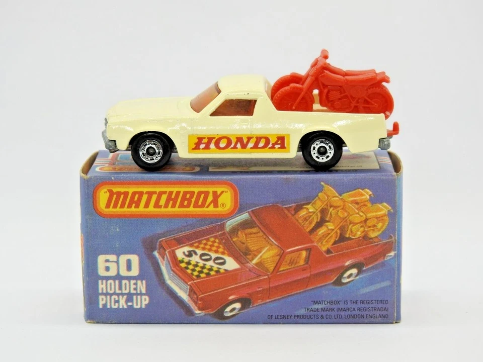 MATCHBOX SUPERFAST RARE VERSION HONDA HOLDEN PICK-UP No.60 VNM IN NM K BOX 1981 - Image 3 of 4