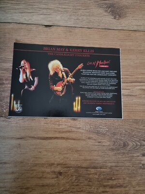 TNEWM84 ADVERT 5X8 BRIAN MAY & KERRY ELLIS: LIVE AT MONTREUX 2013