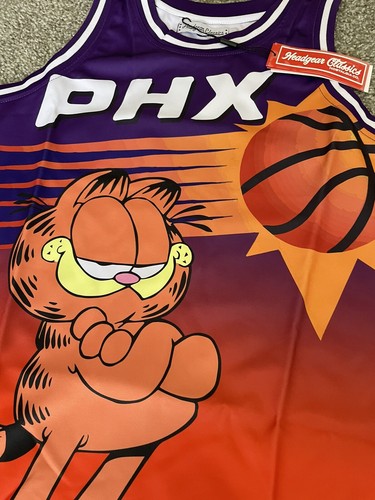 Phoenix Suns Garfield Headgear Classics Nostalgia Jersey Men’s Size Medium NWT🌵 - Picture 5 of 6