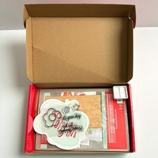 Stampin Up Paper Pumpkin Happy Thoughts Card Kit Envelopes Stamps Ink New